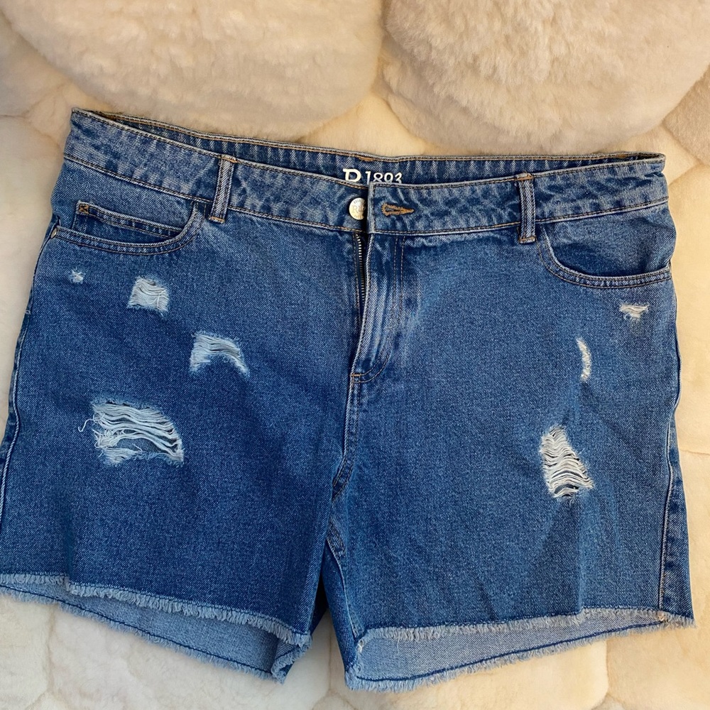 Blue Denim Shorts